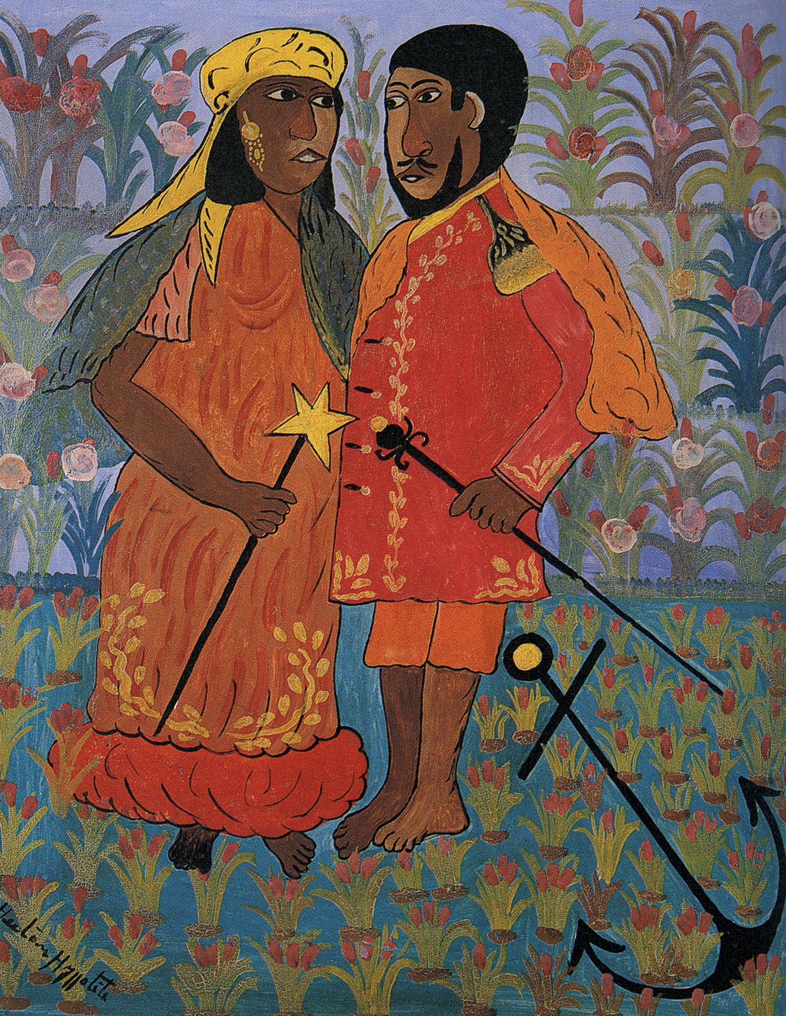 Agwe and his Consort, 1947
