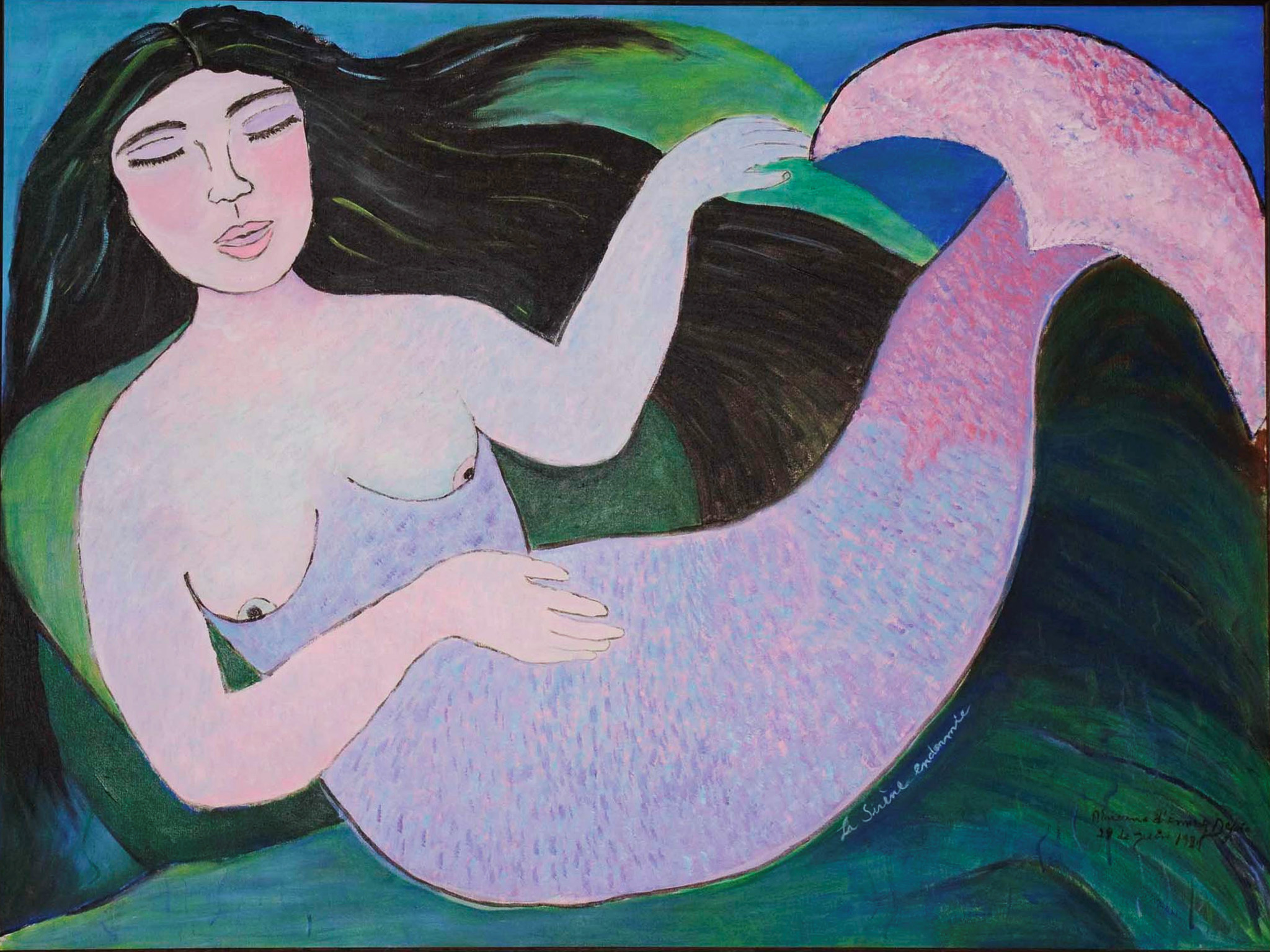 La Sirène Endormie (sleeping mermaid), 1987