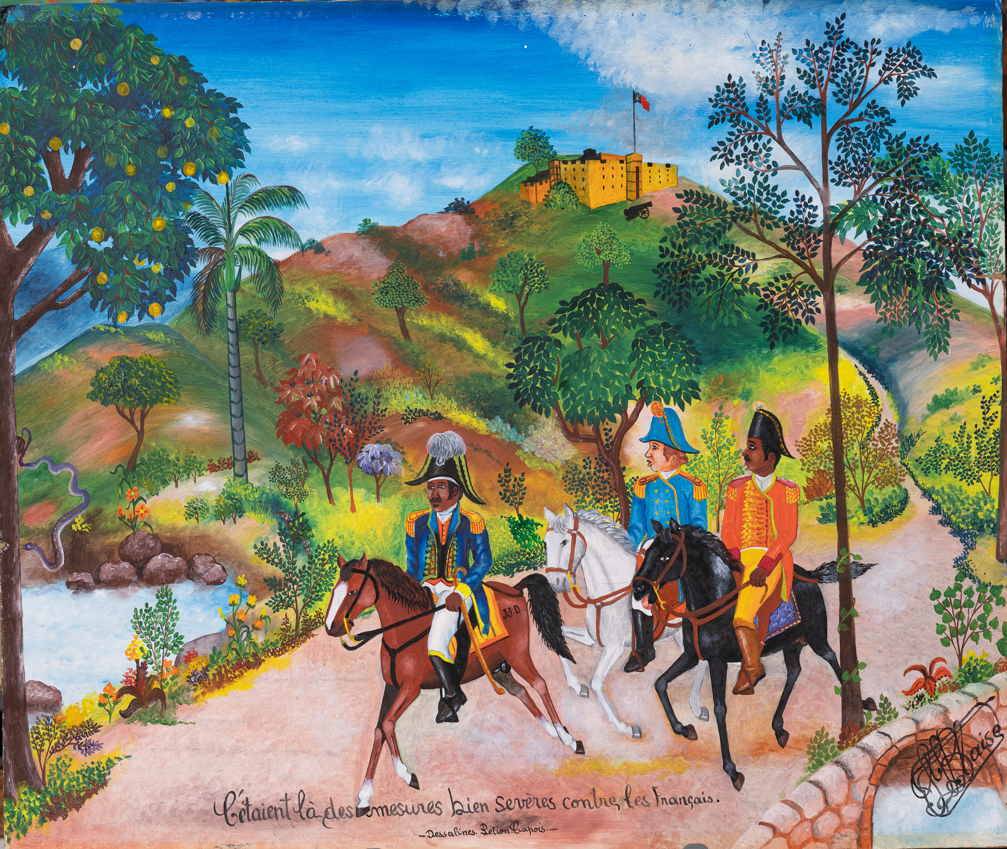Dessalines, Petion and Capois, 1975