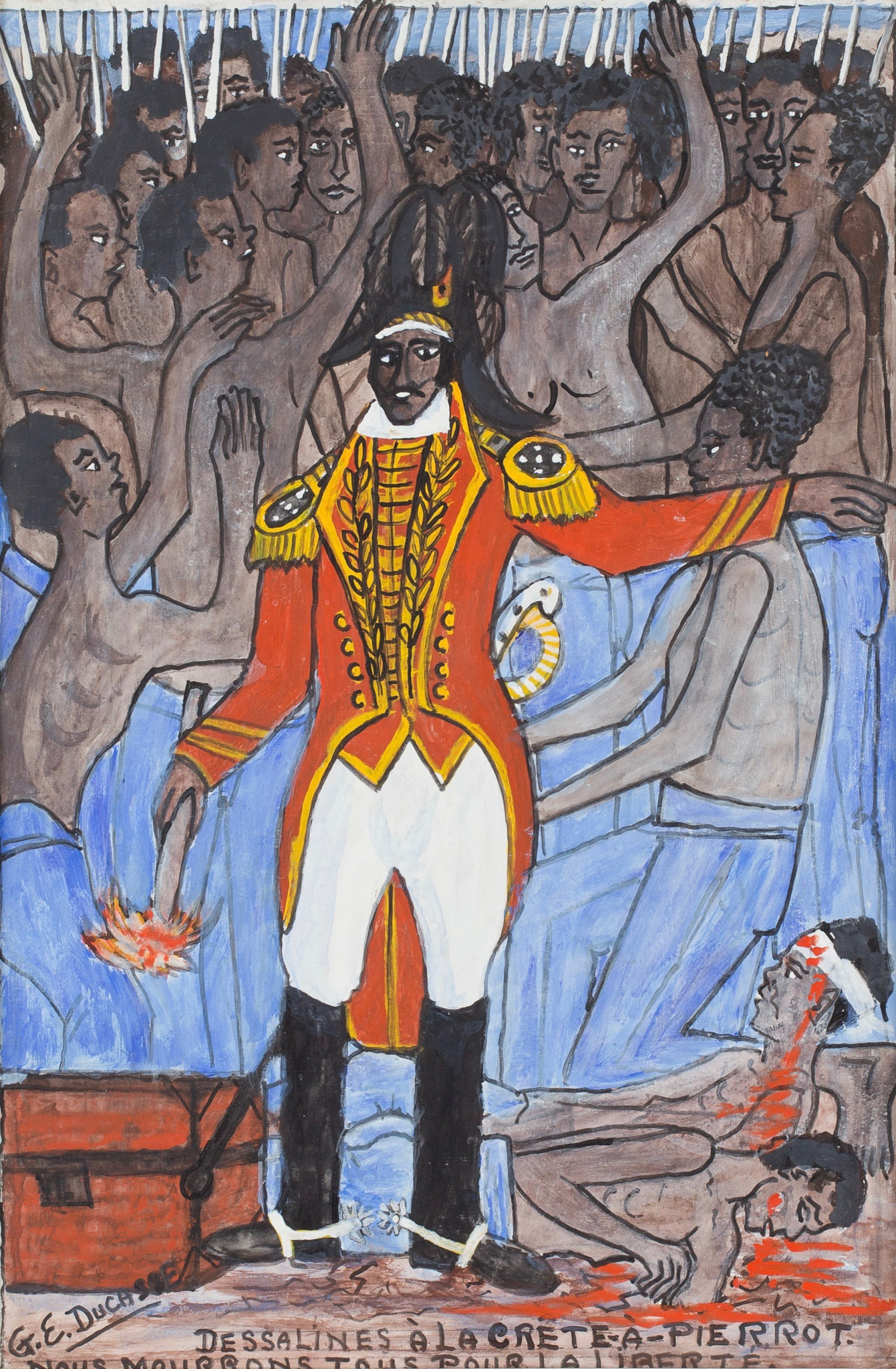 Dessalines At La Crete-A-Pierrot.  We Will All Die For Freedom, 1974