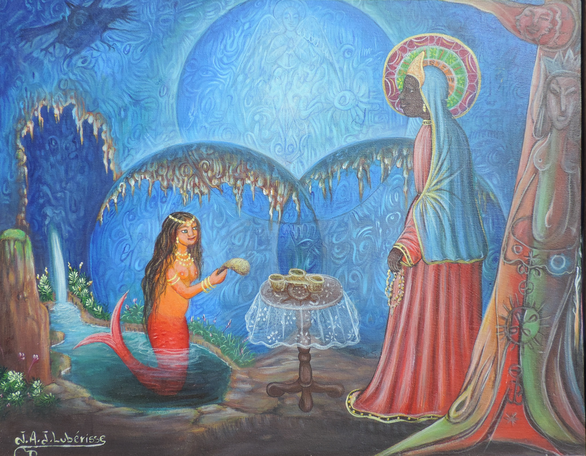 Erzulie and La Sirene Under the Mapou Tree, 2000s