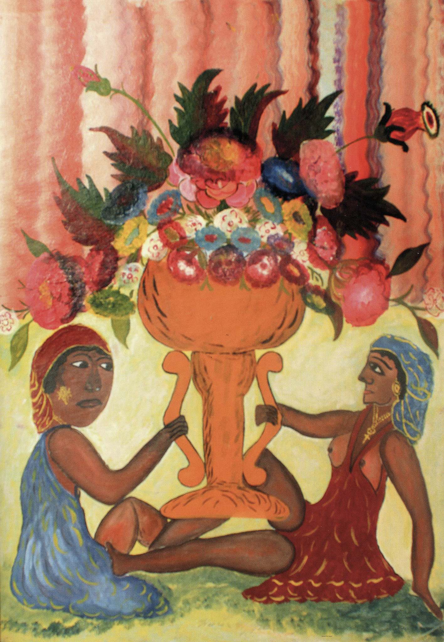 Two Priestesses with Vase, 1945