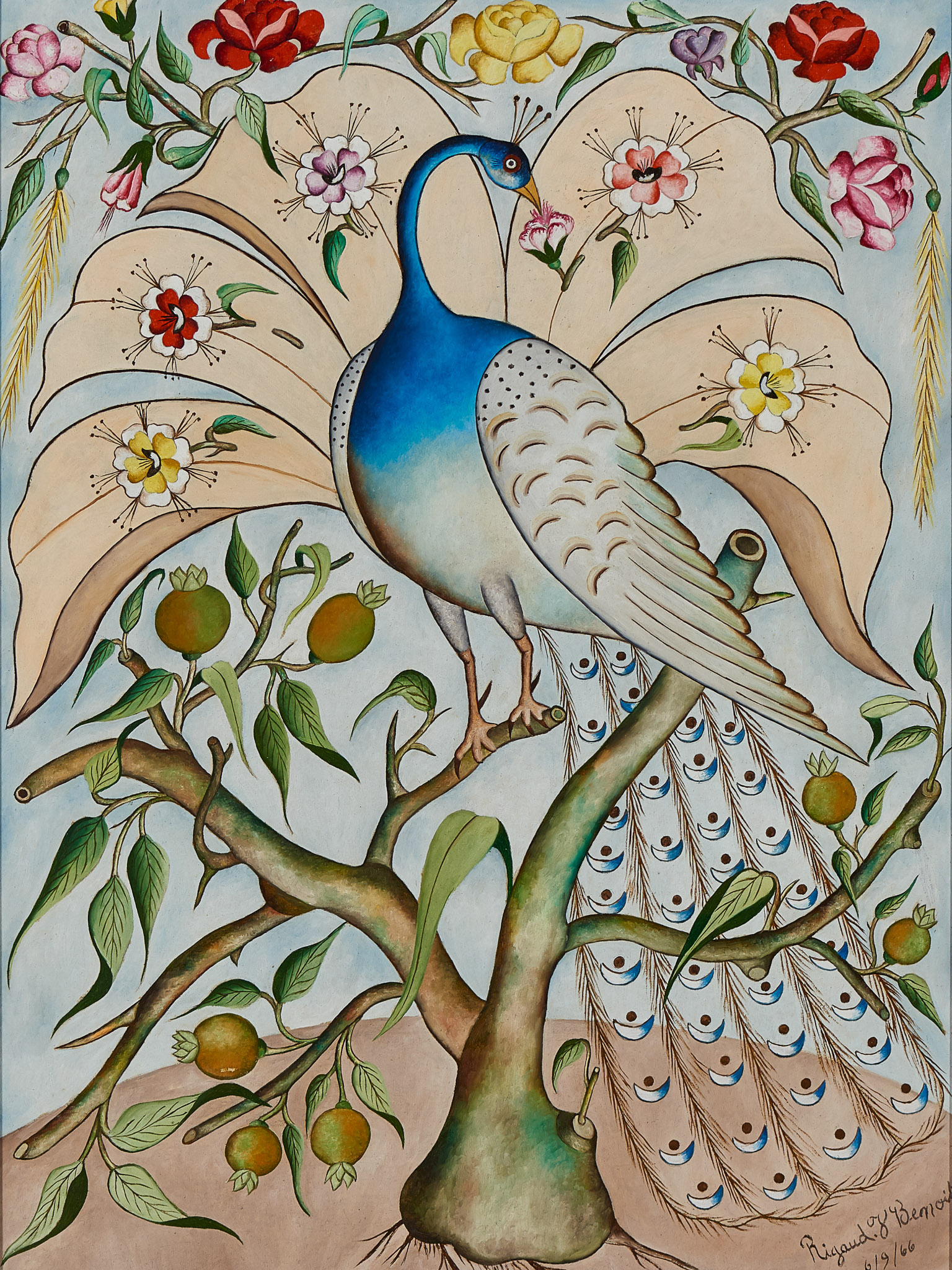 Bird on Oil, 1966