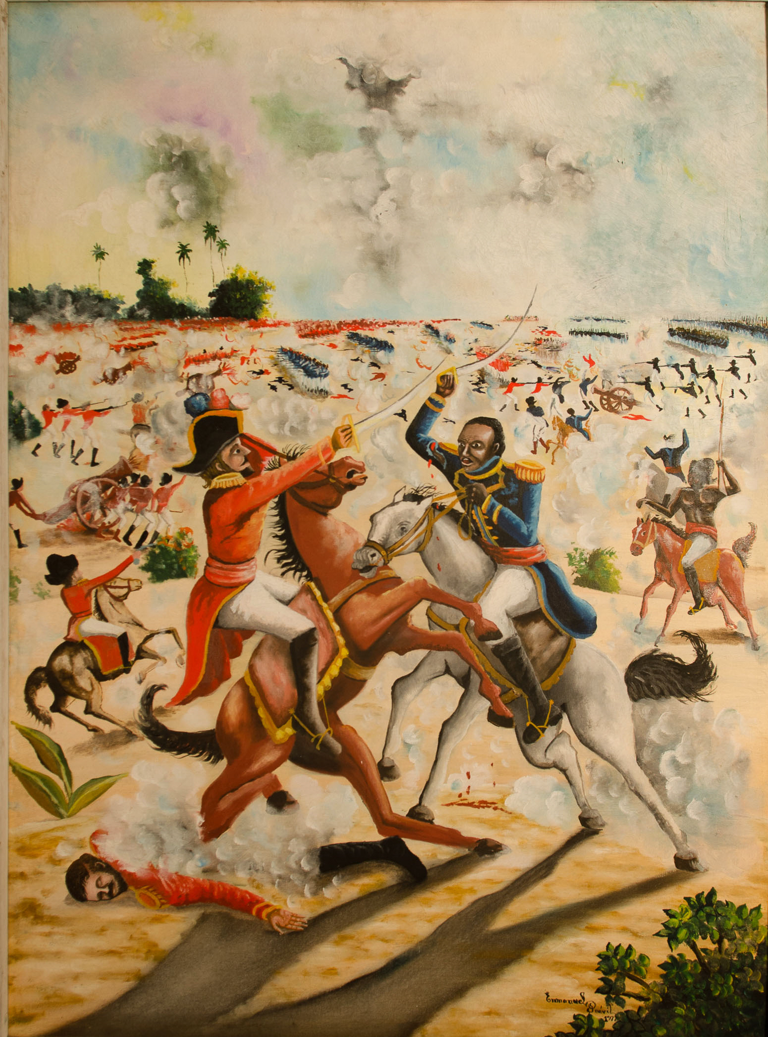Generals Battle on horseback, 1977