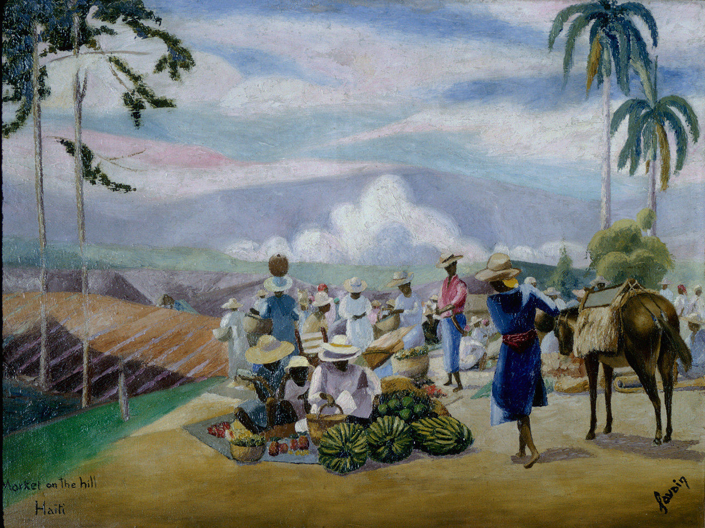 Market on the Hill, 1938