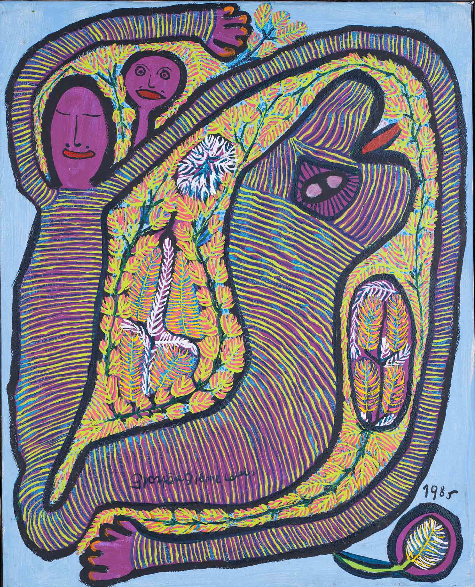 Woman with Snake, 1985
