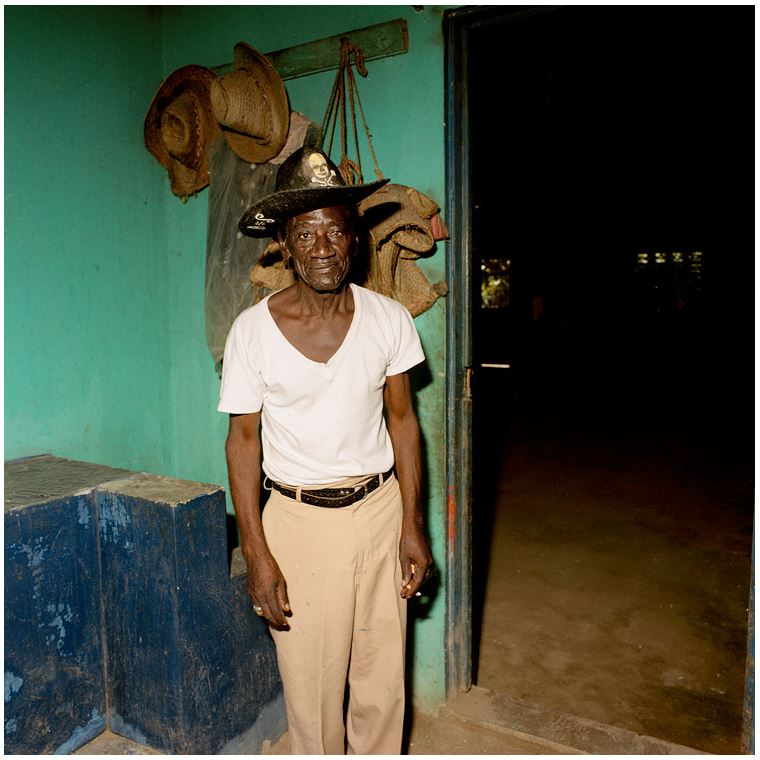 Andre Pierre as Baron Samedi, 1987.  Photo by Stuart Rome