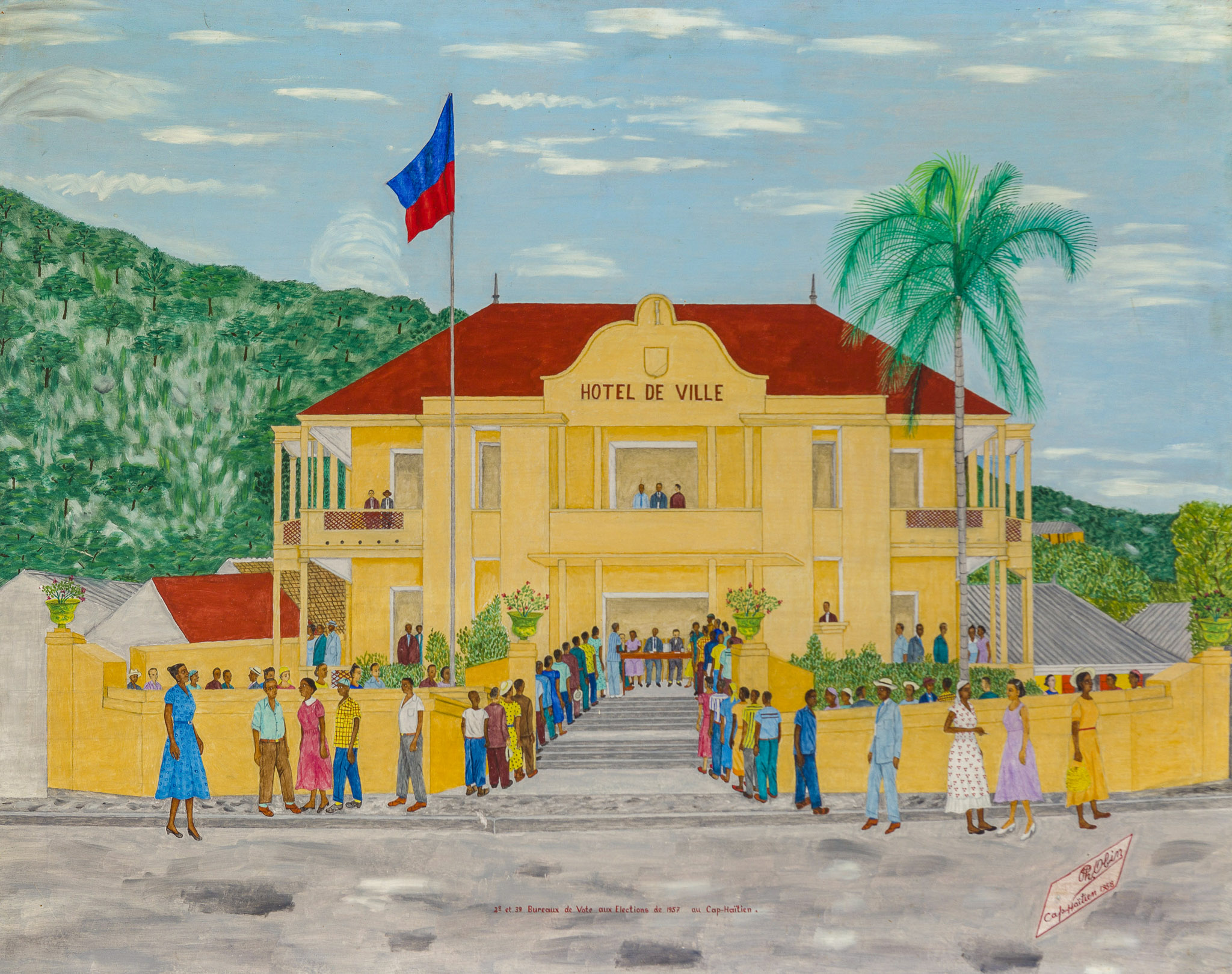 Bureaux de Vote aux Elections de 1957 au Cap-Haitien, 1958