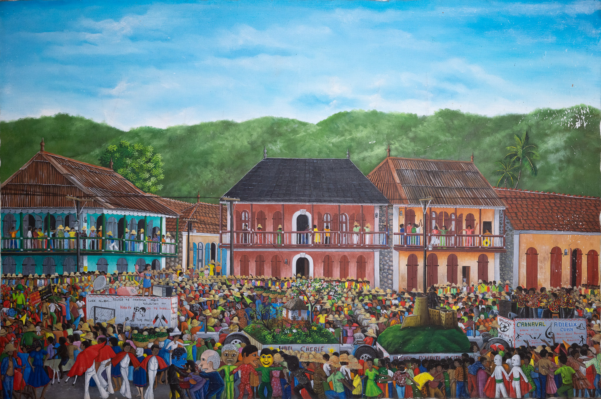 Cap-Haitian Mardi Gras, 1974.  Anne Kennedy Heirs Collection