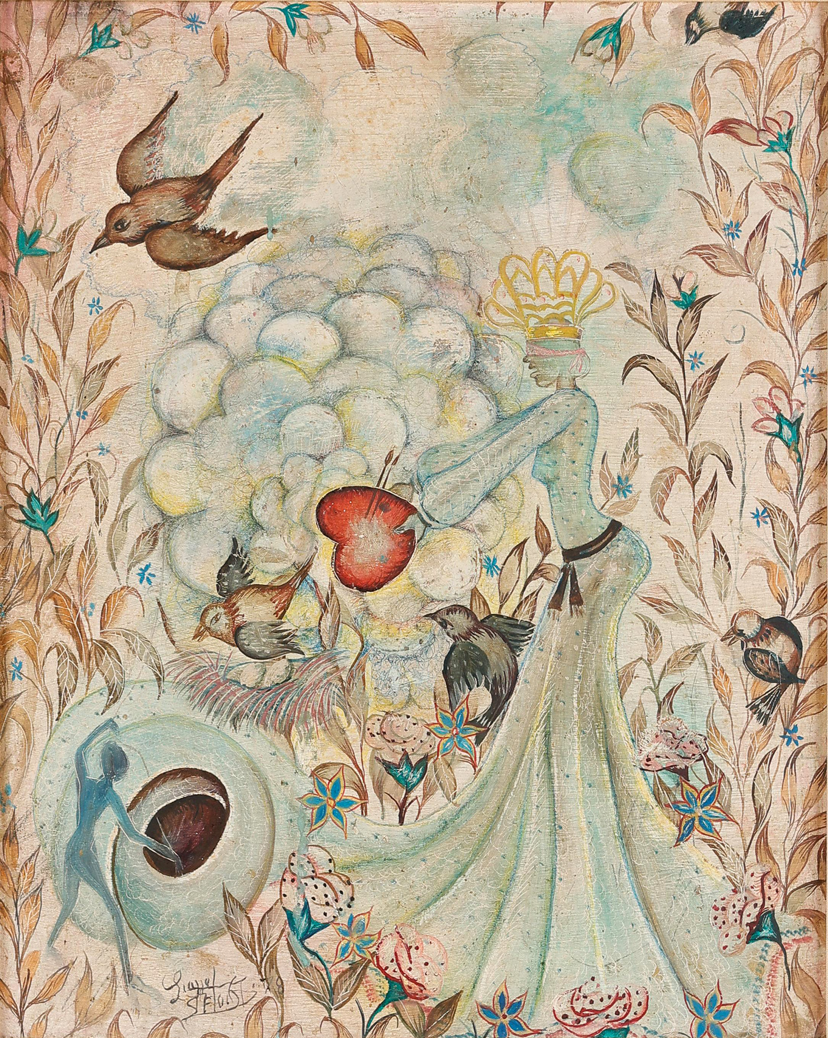 Erzulie Freda Holding Heart, 1978