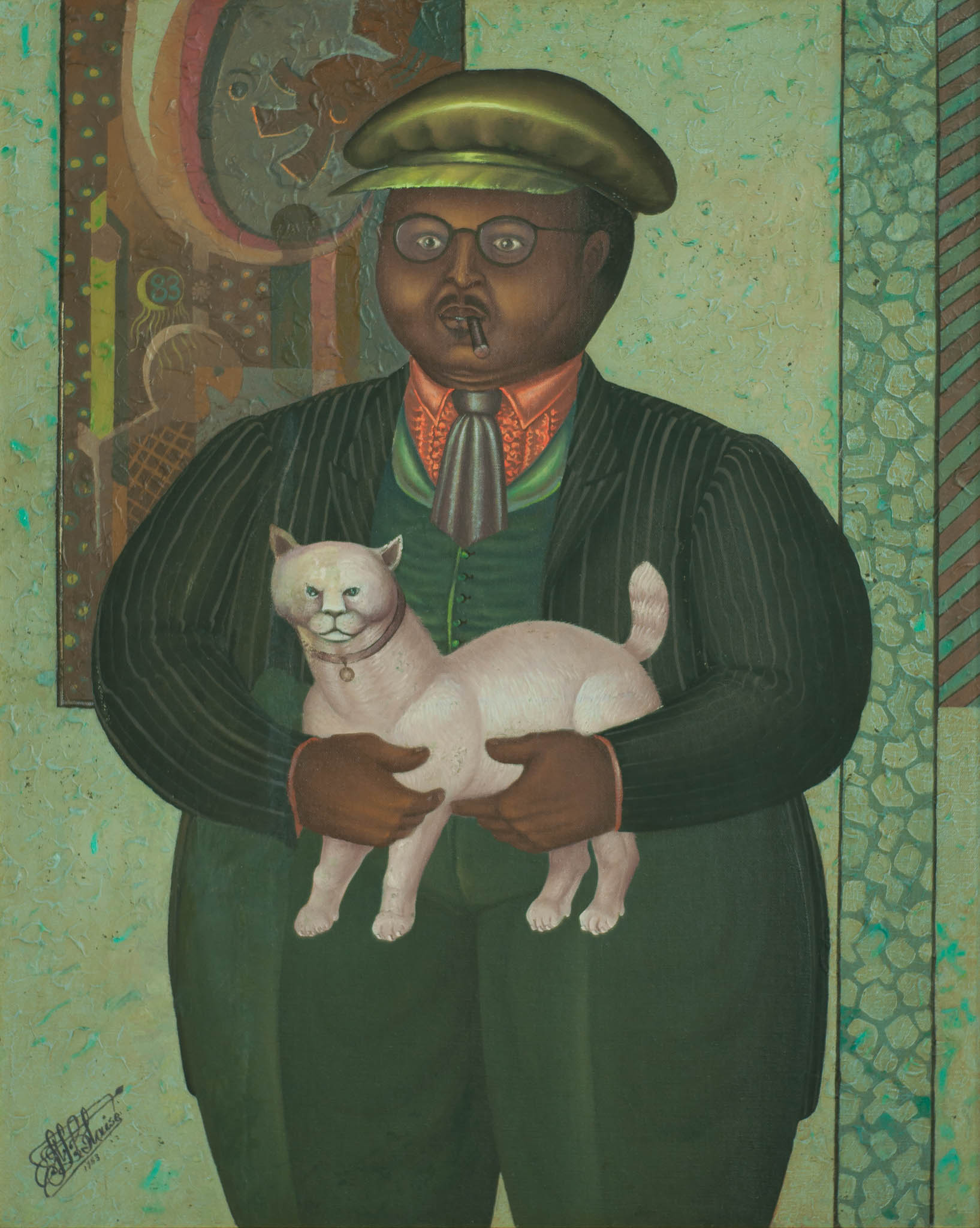 Man Holding Cat, 1983