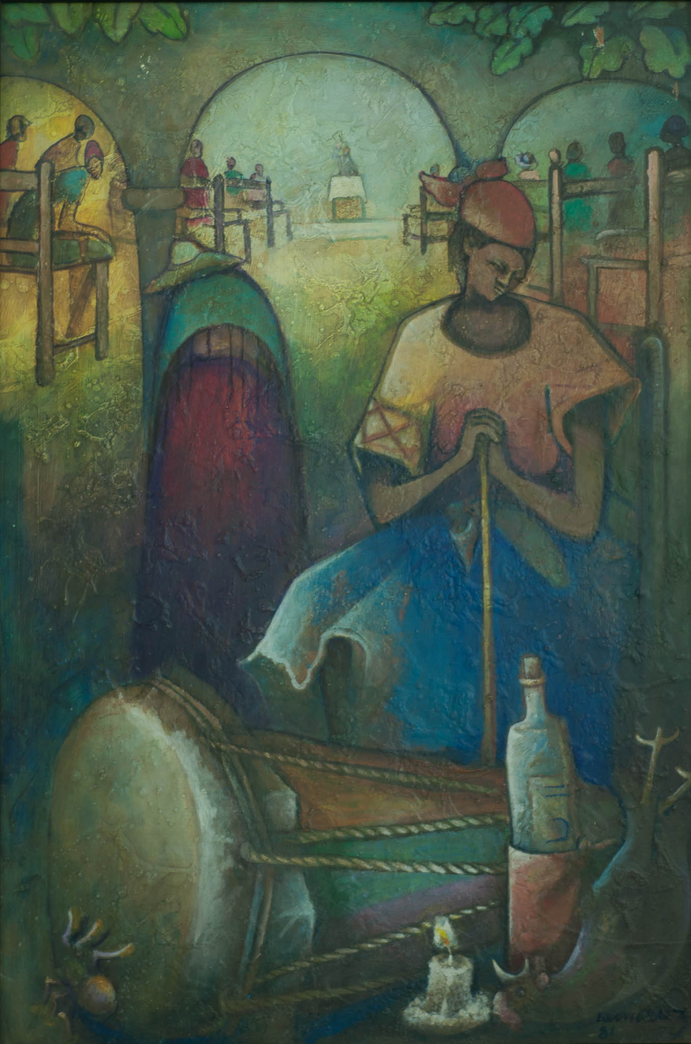 Woman with Drum, 1981