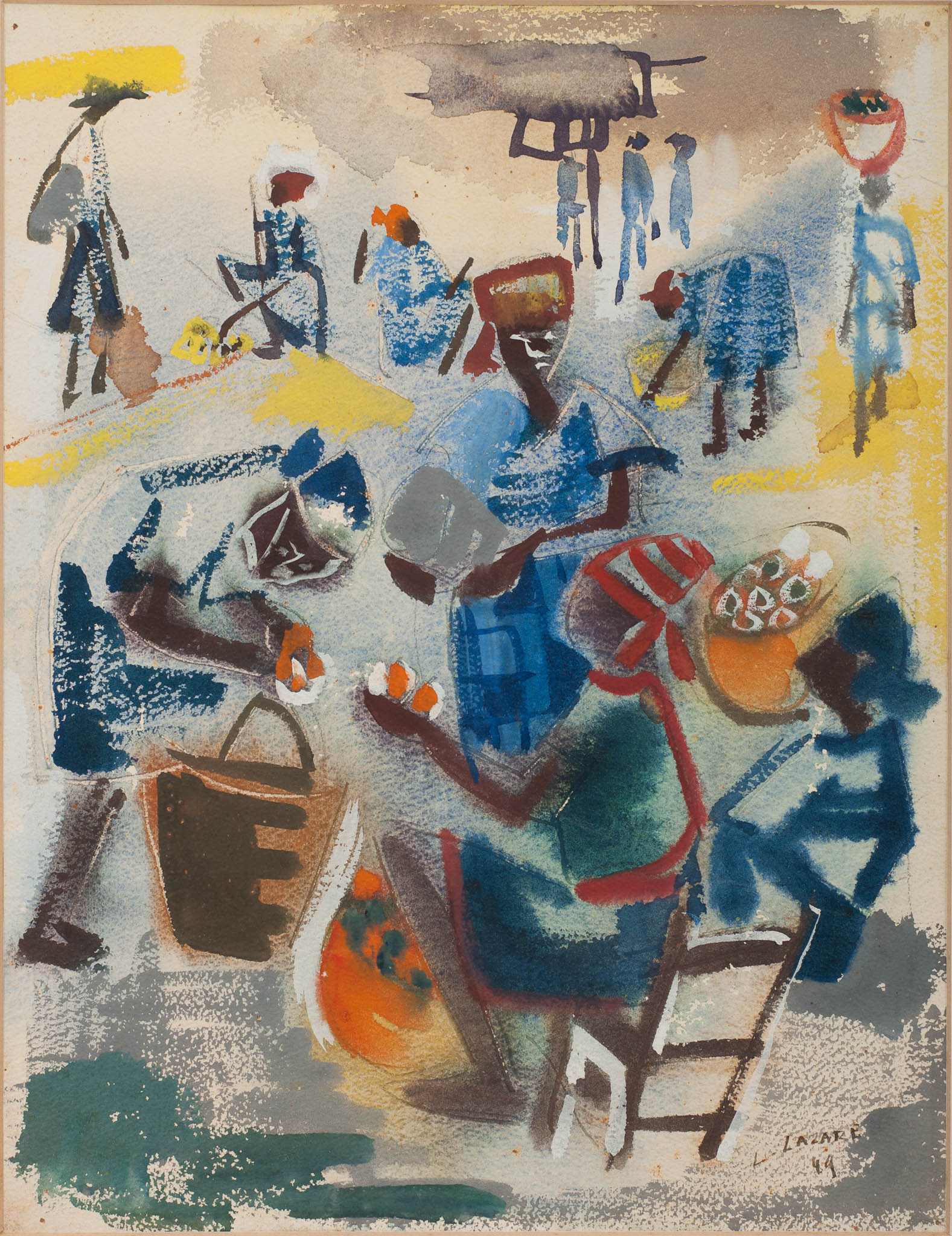 Abstract Market Scene, 1949