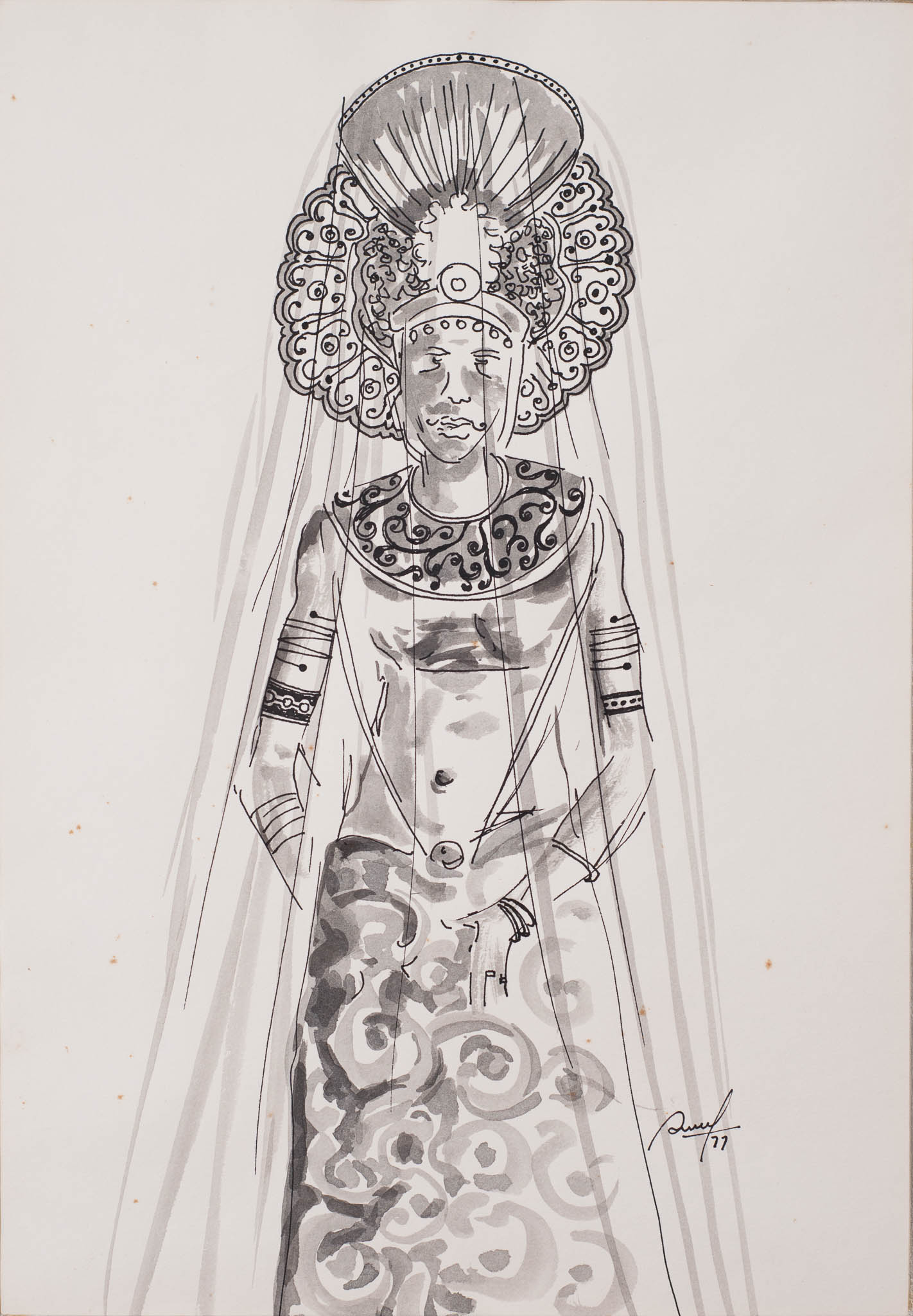 Veiled Woman, 1977