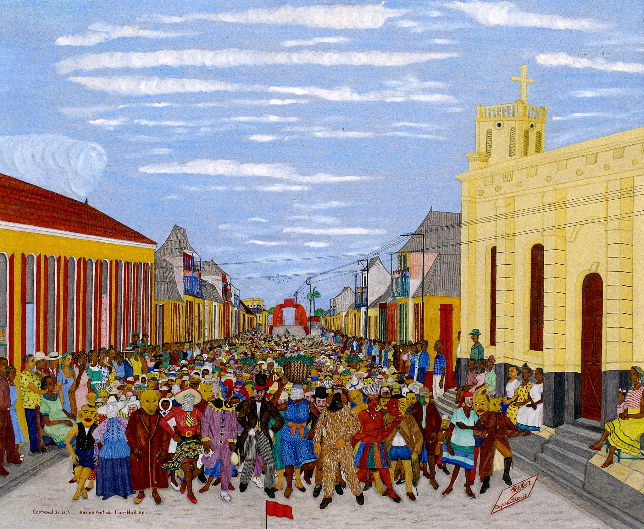 Carnaval de 1954 Rue du pont Cap-Haitien, 1956