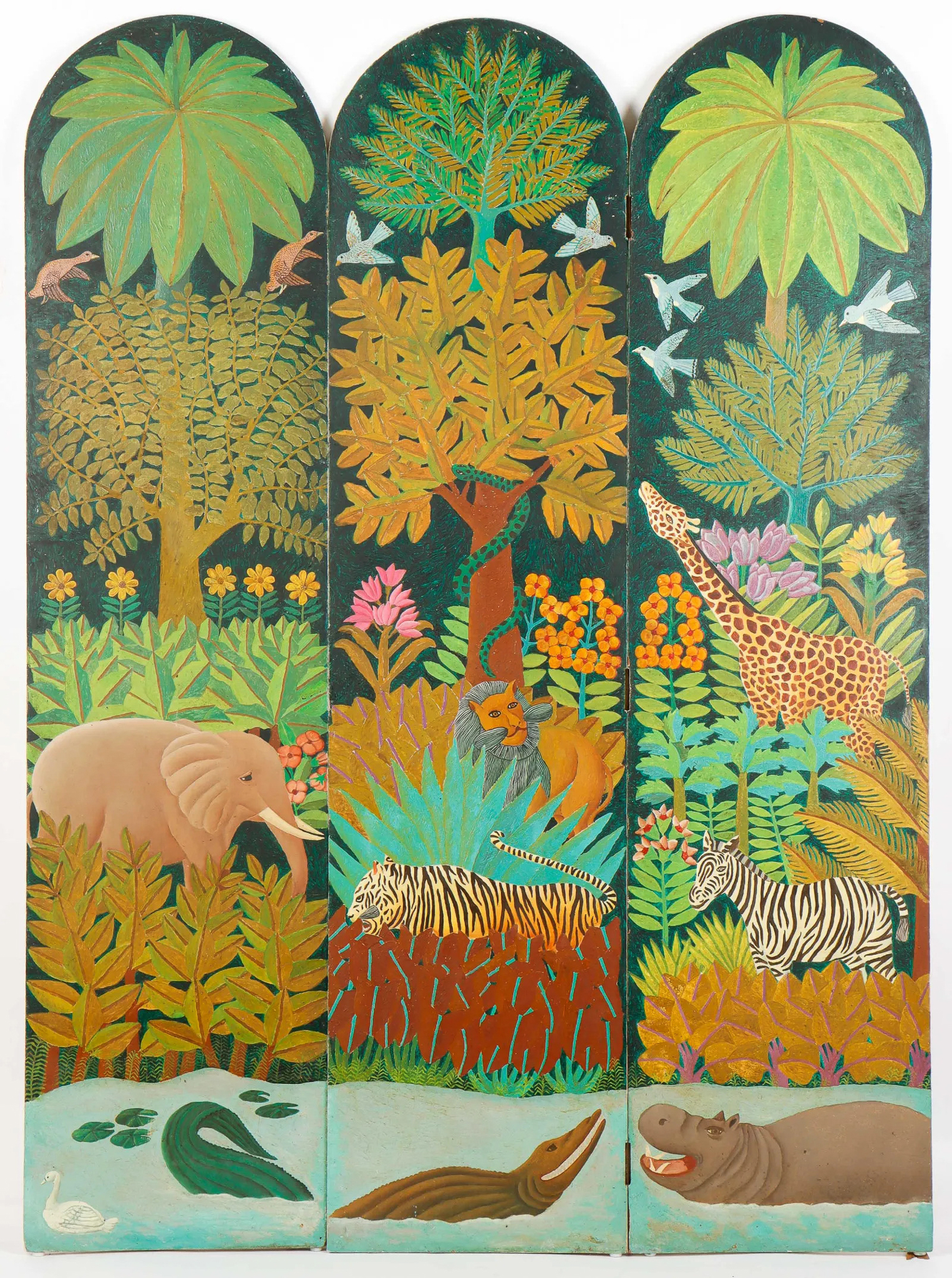 Jungle Triptych, n.d.