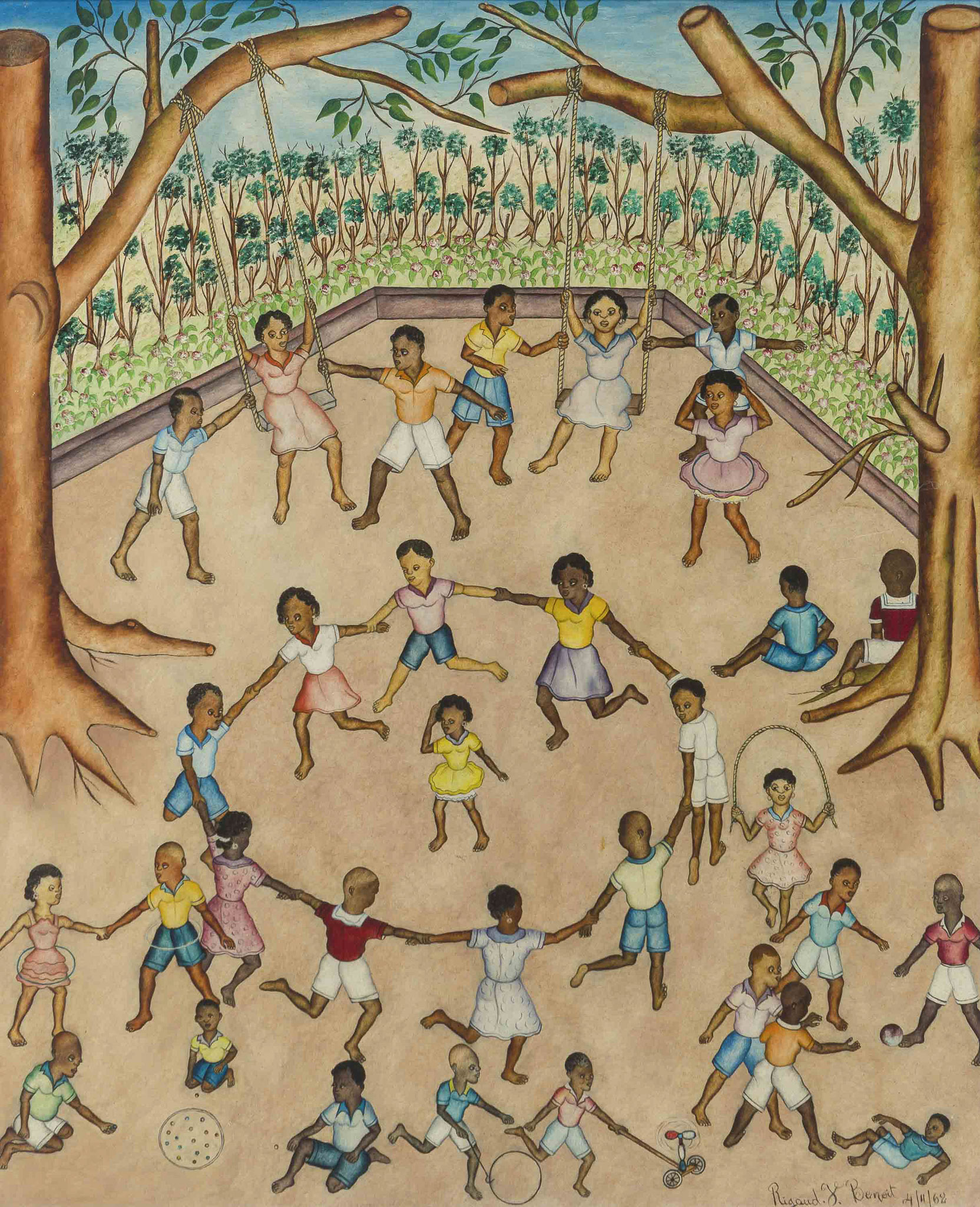 Children playing, 1962 