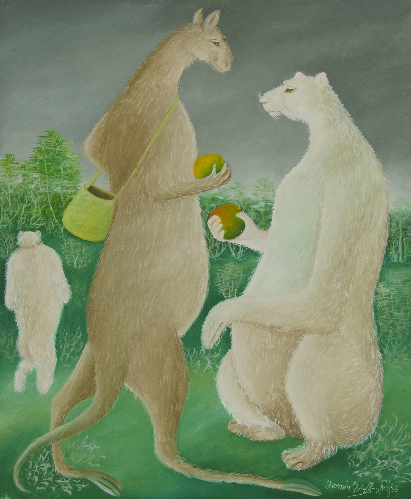 Untitled (Bear and Kangaroo), 1983