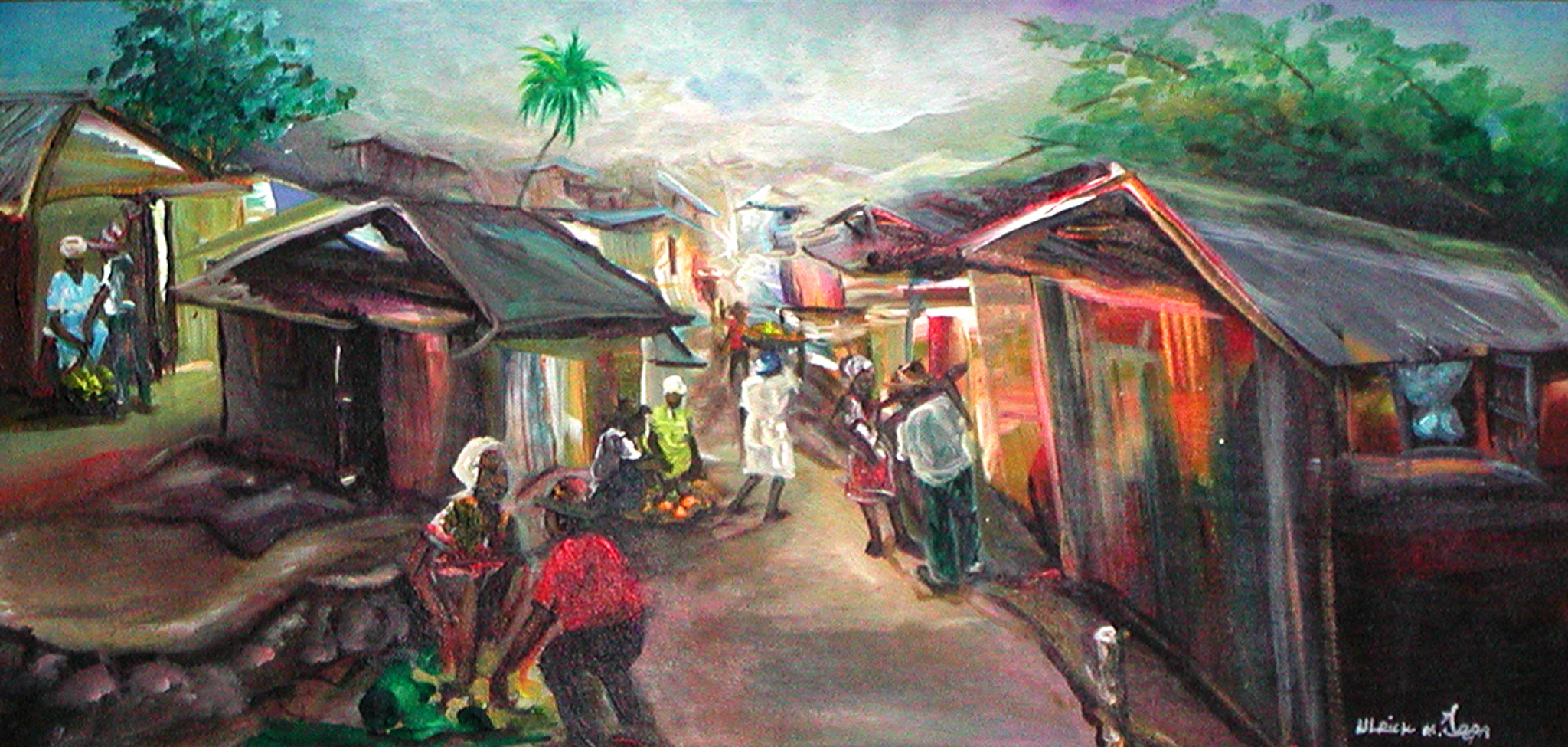 Village Scene, 1998