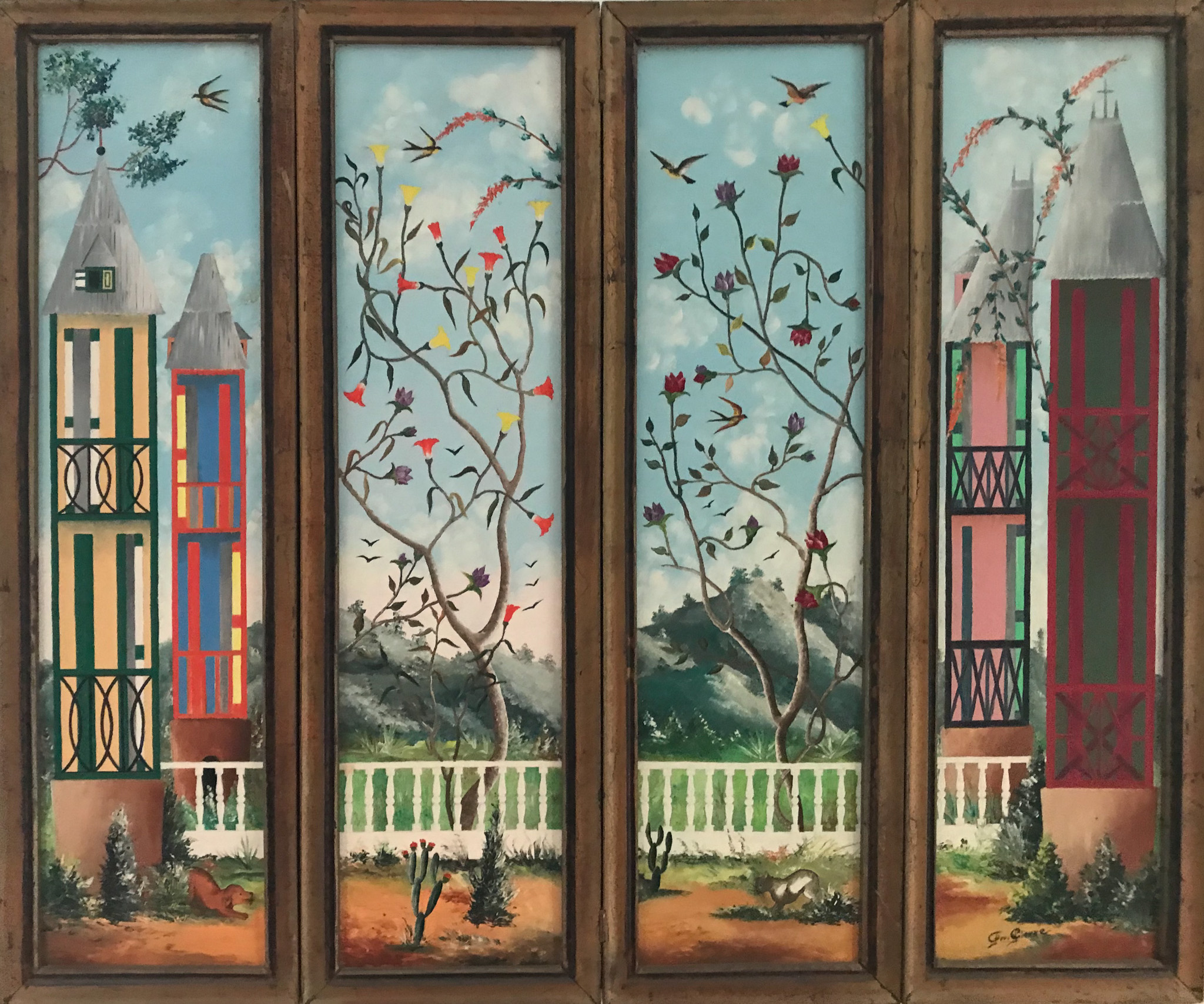 Untitled (Four Panels), 1962