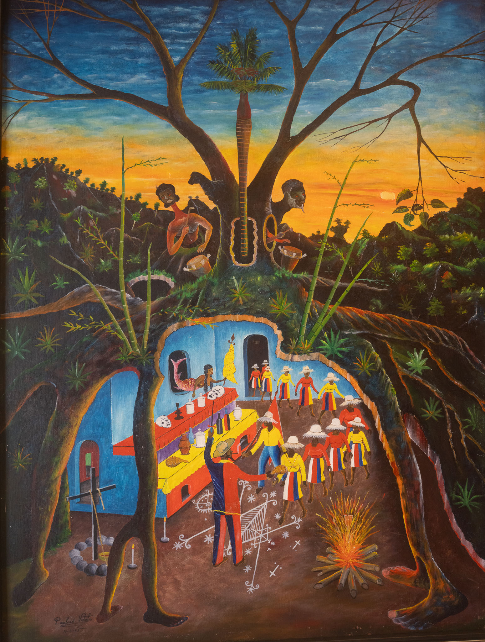 Vodou landscape, 1975