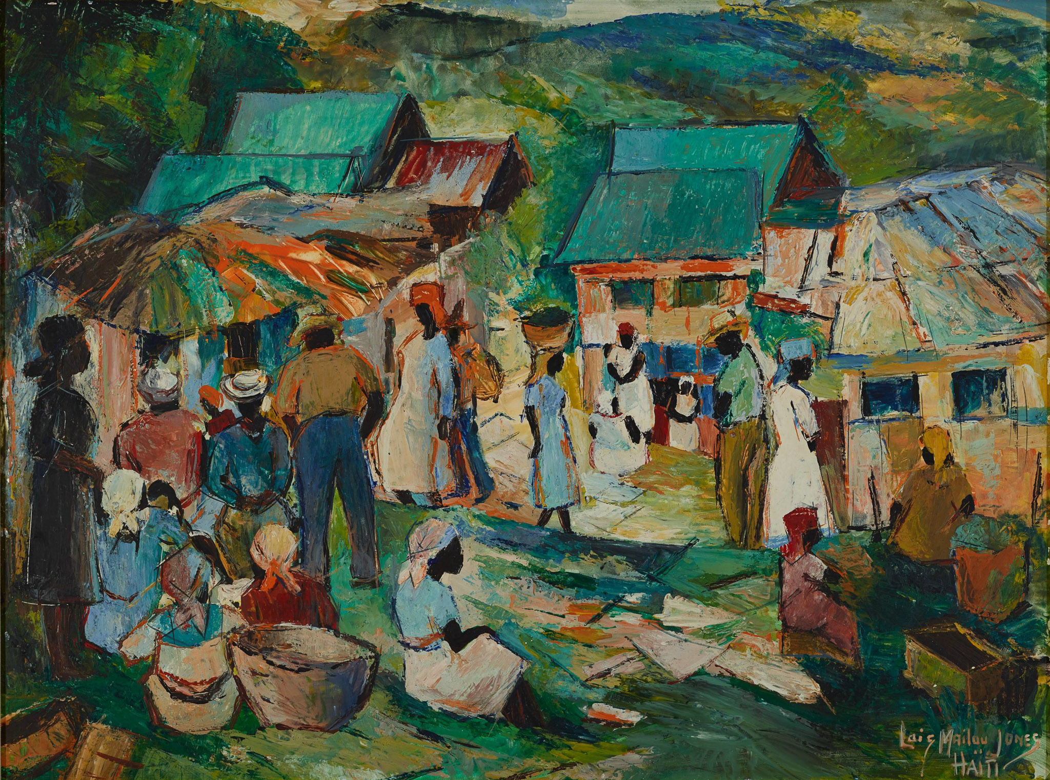 Peasants at Kenscoff, 1955