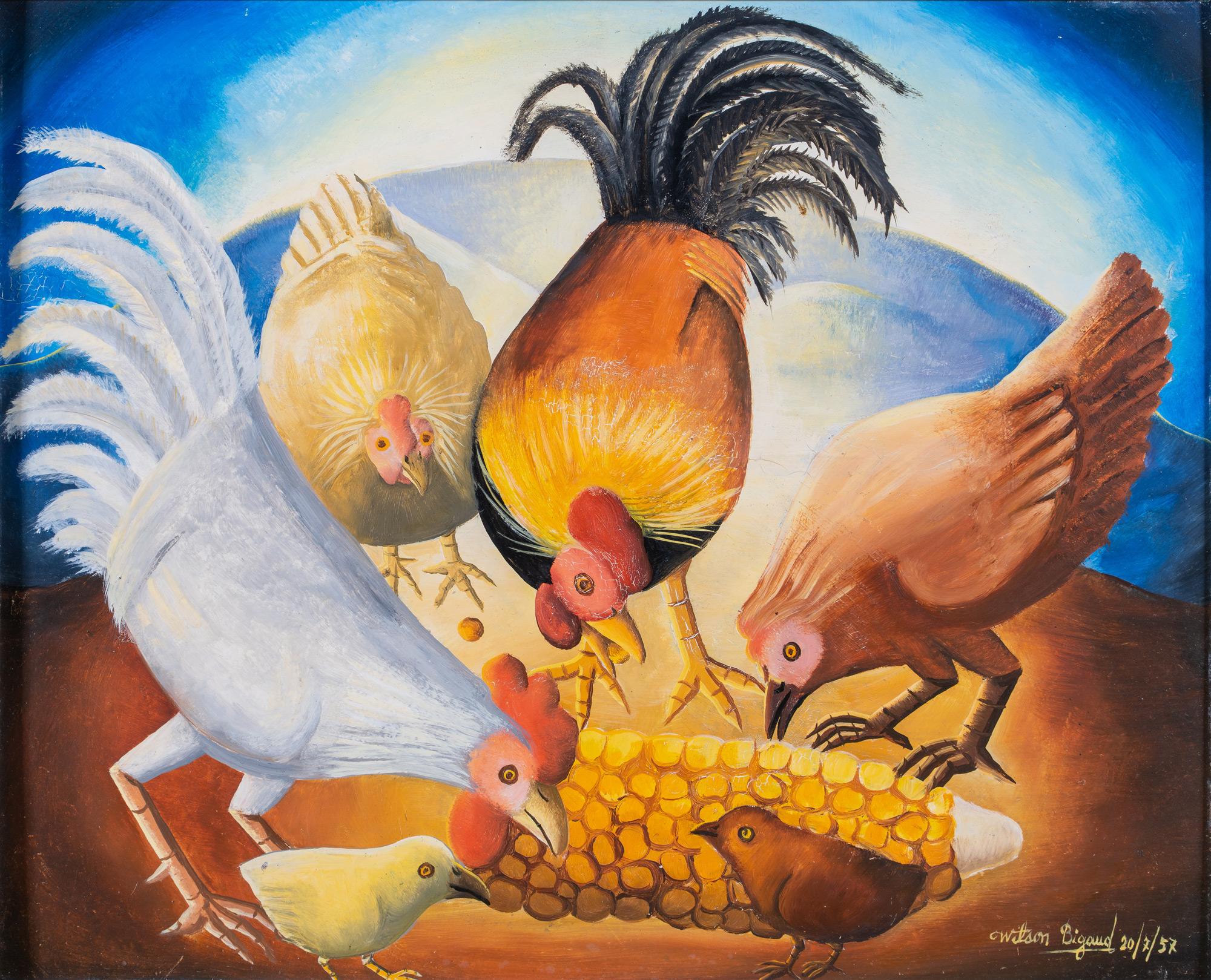 Chickens (En Mangeant du Maiz), 1957